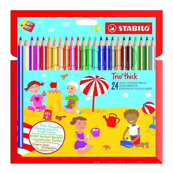 PASTELLI LEGNO TRIO MAXI A 24 STABILO